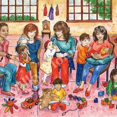 Play group Milky Moments Print